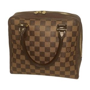 Vintage 2004-Louis Vuitton Top Handle Bag Damier Ebene pattern